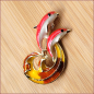 Preview: Brosche "Delfine Sunset"