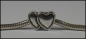Preview: European Bead "Doppelherz - zwei Herzen im Einklang"