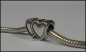 Preview: European Bead "Doppelherz - zwei Herzen im Einklang"