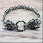 Preview: Armband "Gehörnte Drachen"  - 24,5 cm