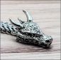 Preview: Armband "Gehörnte Drachen"  - 24,5 cm