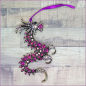 Preview: Großer Dekoanhänger "Großer Drache" in Magenta