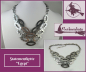 Preview: Collier "Egypt" - große Statementkette