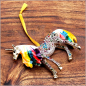Preview: Geschenk-, Deko- oder Baumanhänger "Regenbogeneinhorn"