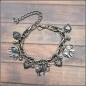 Preview: Bettelarmband / Fußkette "Großer Elefantenpfad" - 23 cm, plus Verlängerung