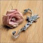 Preview: Brosche "Elfe" in Jugendstil-Optik