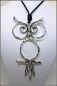 Preview: "Eule Wisdom" am langen Textilband - 90 cm