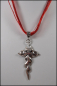 Preview: "Flammendes Kreuz" an feuerrotem Halsband