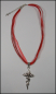 Preview: "Flammendes Kreuz" an feuerrotem Halsband