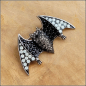 Preview: Brosche "Schwarze Fledermaus"