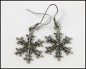 Preview: "Old English Snowflake" - winterlicher Ohrschmuck