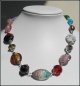 Preview: Collier "Bunte Traumglasperlen" - Unikat