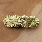 Preview: Haarspange "Ginkgo" in Antikgold