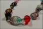 Preview: Collier "Bunte Traumglasperlen" - Unikat