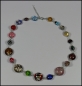 Preview: Buntes Glasperlencollier  - Unikat