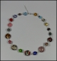Preview: Buntes Glasperlencollier  - Unikat
