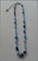 Preview: Glasperlen-Collier "Lieblingsblau" - Unikat!