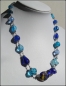 Preview: Glasperlen-Collier "Lieblingsblau" - Unikat!