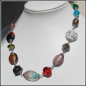 Preview: Collier "Bunte Traumglasperlen" - Unikat