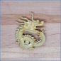 Preview: Brosche "Chinesischer Glücksdrache" in Rot & Gold