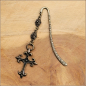 Preview: Lesezeichen „Gothic Cross & Roses“