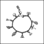 Preview: Bettelarmband - von Harry Potter inspiriert