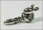 Preview: European Bead mit Dangle  "Hase mit Möhrchen"