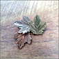 Preview: Brosche "Herbstlaub"