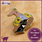 Preview: Pin "Hexenkatze mit Hexenhut"