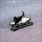 Preview: BuchLiebeKollektion - Pin "Life is better with coffee, cats and books"