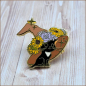 Preview: Pin "Hexenkatze mit Hexenhut"