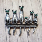 Preview: Brosche "Katzenfamilie"