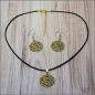 Preview: Schmuckset "Keltischer Knoten" in der Farbe Antikgold