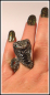 Preview: Ring mit Dehnschiene "Kobra"