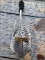Preview: "Feder & Libelle" am langen Lederband - ca. 80 cm