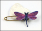 Preview: Schmucknadel "Libelle Berry" - handbemaltes Unikat