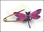 Preview: Schmucknadel "Libelle Rosita" - handbemaltes Unikat