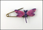 Preview: Schmucknadel "Libelle Rosita" - handbemaltes Unikat