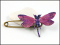 Preview: Schmucknadel "Libelle Rosita" - handbemaltes Unikat