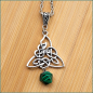Preview: Schmuckset "Triqueta & Malachit"