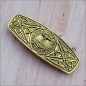 Preview: Haarspange "Mjölnir" in der Farbe Antikgold