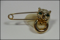 Preview: Schmucknadel "Panther" - goldfarben