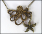 Preview: Kette "Krake Paula & Seestern Stella", lang