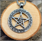 Preview: Halskette "Pentagramm" - 71 cm