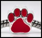 Preview: European Bead "Rote Pfote"