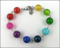 Preview: Armband "Regenbogen" - 21 cm