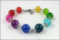 Preview: Armband "Regenbogen" - 21 cm