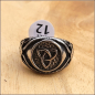 Preview: Ring  „Triqueta“ aus Edelstahl - Größe 12 - Einzelstück