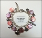 Preview: Set aus Bettelarmband und Ohrschmuck - Fische & Perlmutt