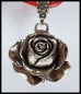 Preview: "Rose" an strahlend rotem Halsband